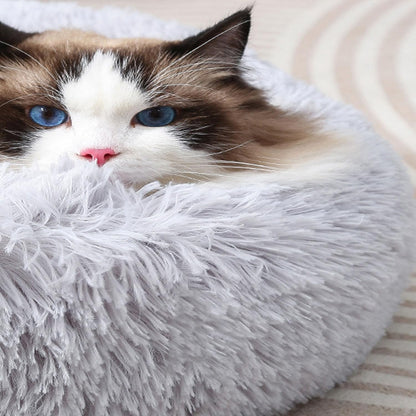 Zhoothyomiru Cat Bed Small Donut Dog Bed Dog Sofa Bed Cat Bed Cat Cave Pet Bed Dog Cave Cat Doughnut Bed Warm Dog Bed Pet Cat Pet Cushion Cat Within 3KG